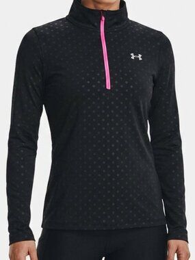 UNDER ARMOUR WOMENS HEATGEAR 1/2 ZIP LOOSE FITTING TOP SIZE M